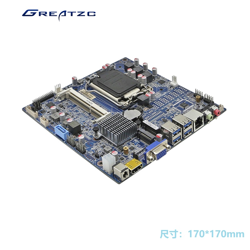 Mini ITX一体机茄子视频黄大片 迷你PC茄子视频黄大片 INTEL H310芯片组 支持9、8、7、6代CPU