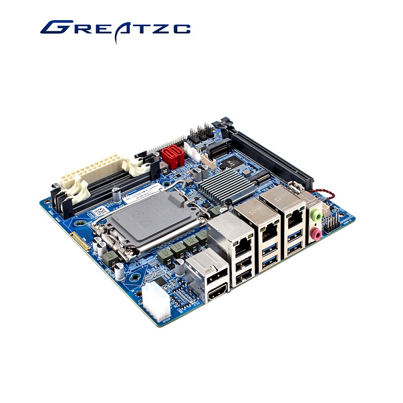 H610 ATX工控茄子视频黄大片 3网卡6串口支持12代 13代高性能桌面CPU